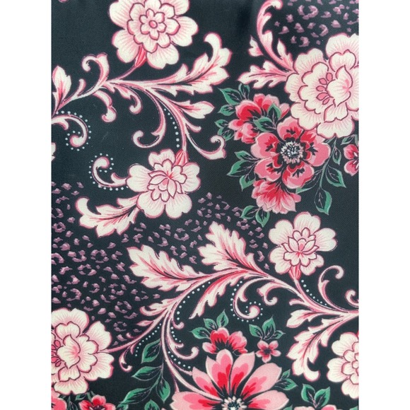 Nicole Miller NWT Floral Cosmetic Bag Travel Toiletry Make-Up Pouch Zipper - Picture 2 of 5